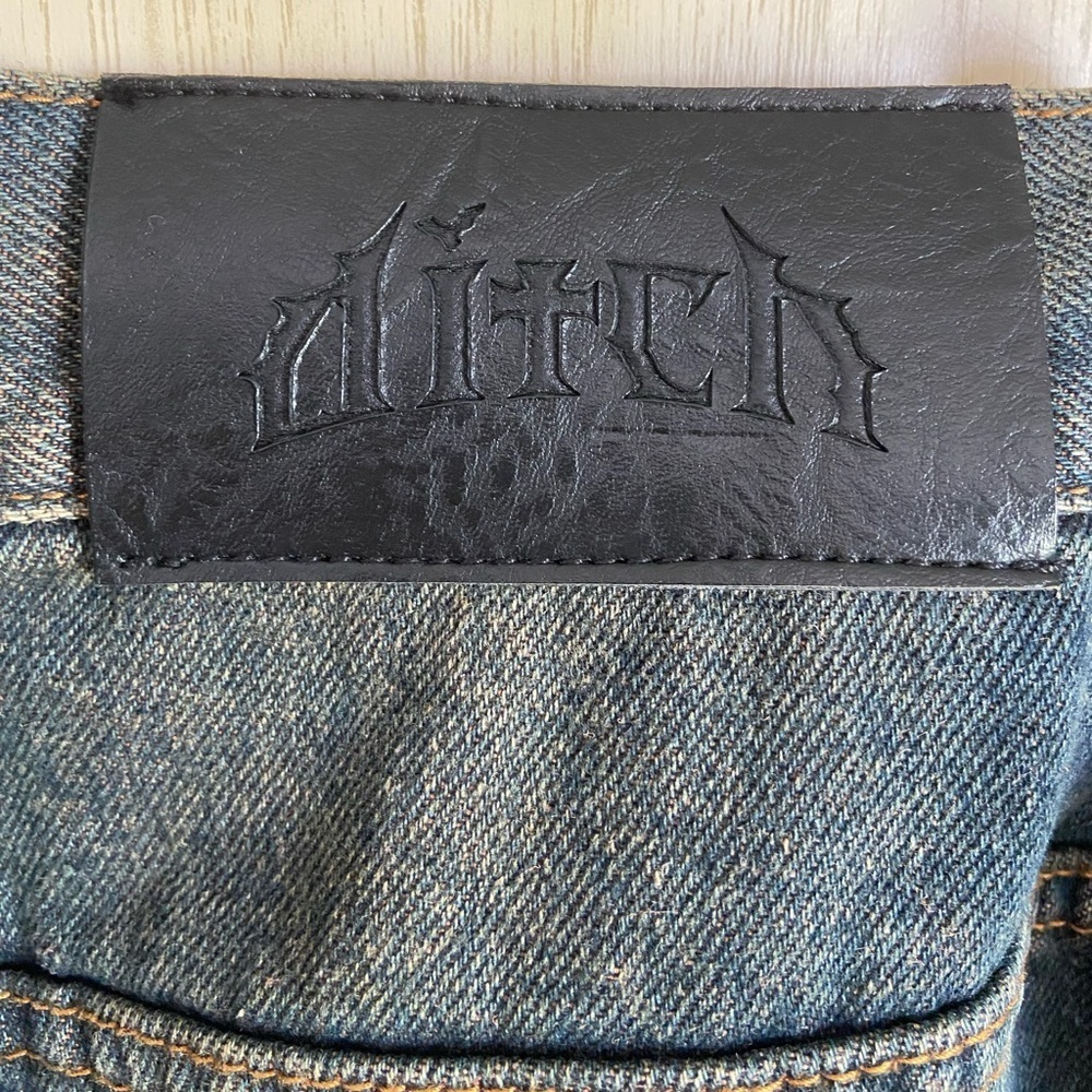 Ditch Denim Cargos Blue Straight Baggy Distresses Sz 34 X 34 — image 6 of 8